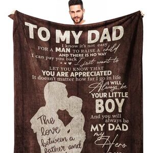 ‘To My Dad' Blanket NEW